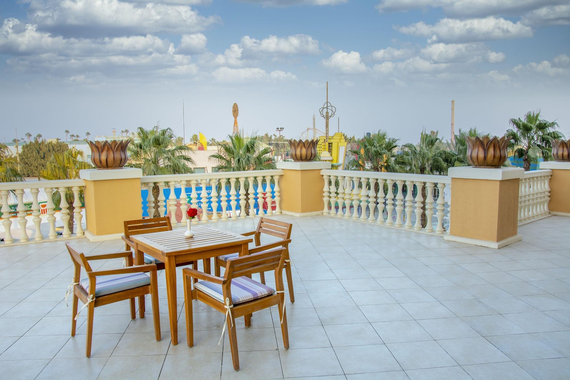 Helnan Dream Hotel And Conference Center 6th of October City Екстериор снимка Rooftop terrace